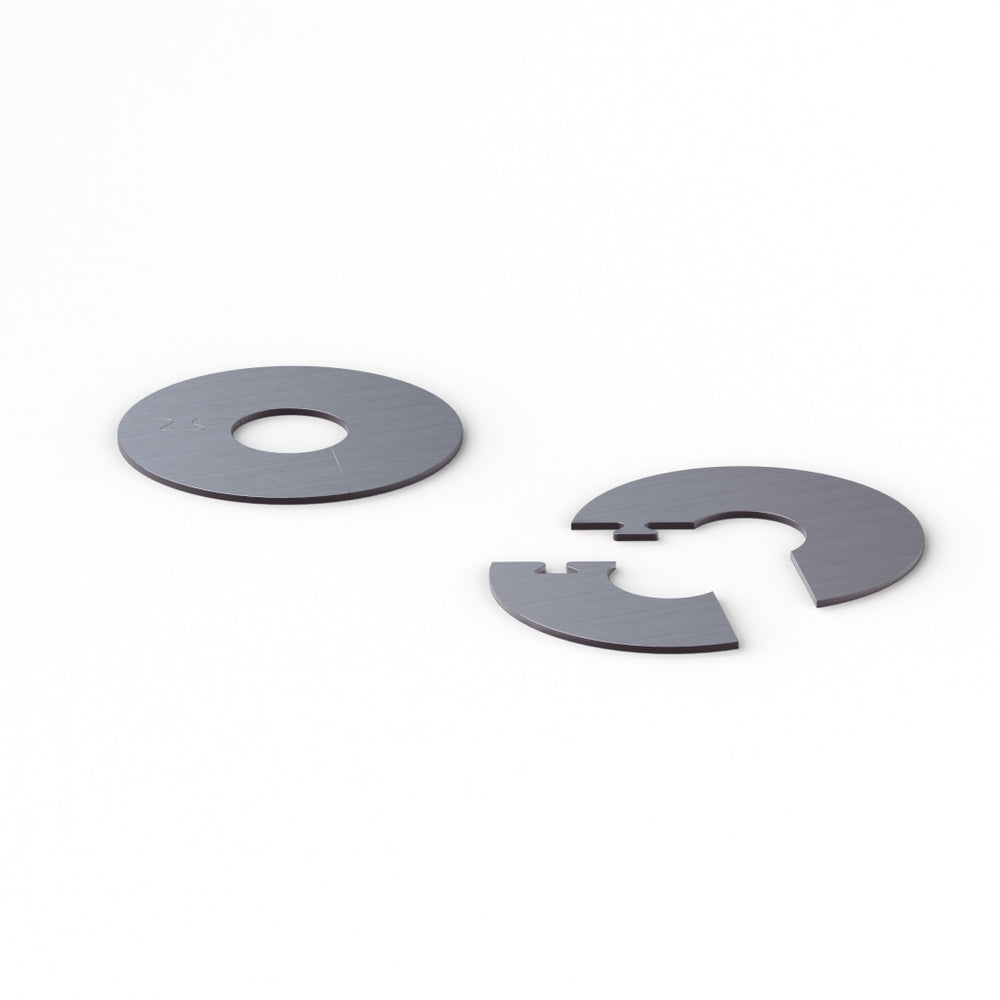 Rosaces en acier inoxydable (diam. 15 mm) - QSRCINOX15